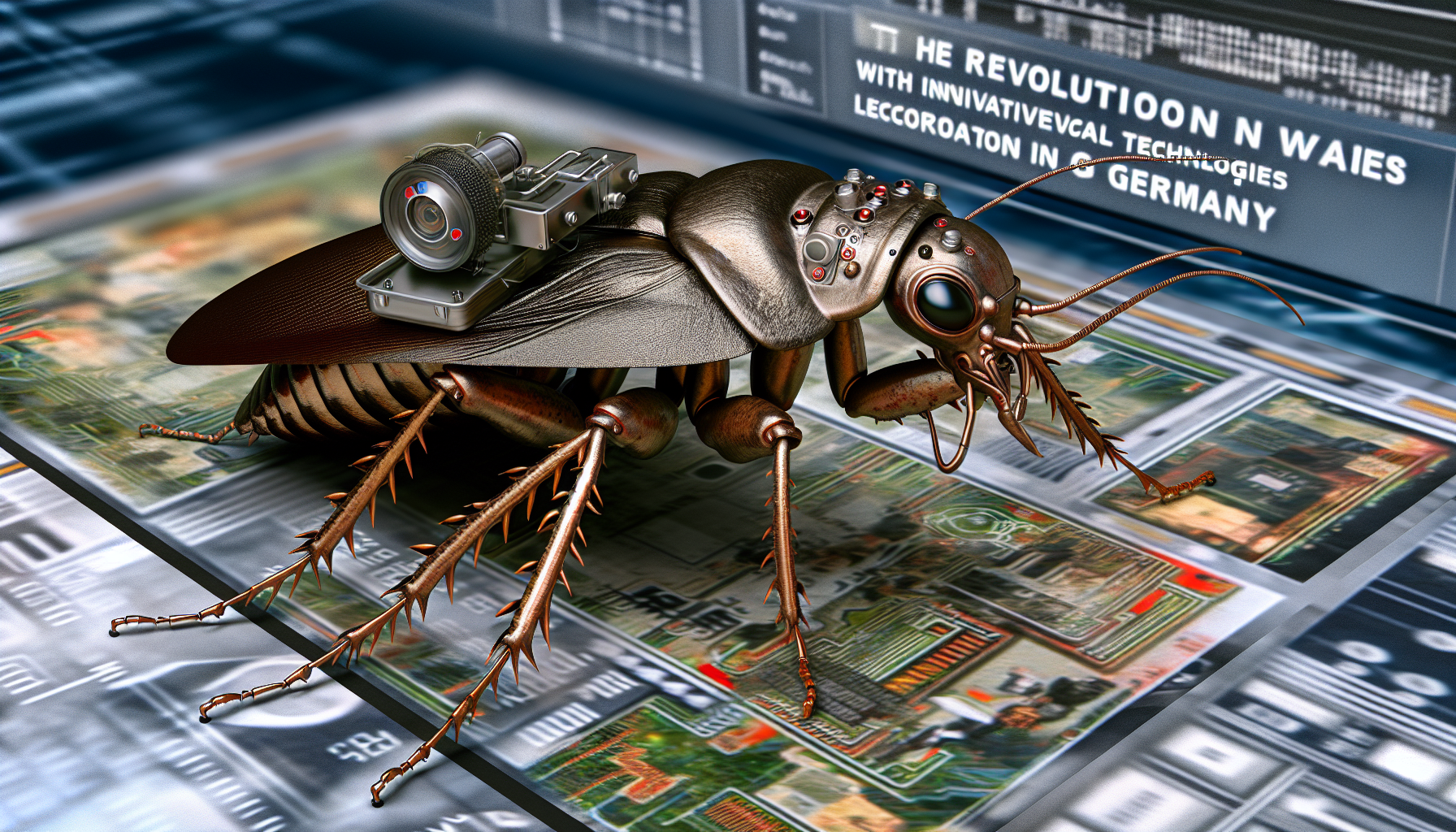 Alemania revoluciona la guerra con tecnologías innovadoras y cucarachas espía: descubre cómo liderará en defensa